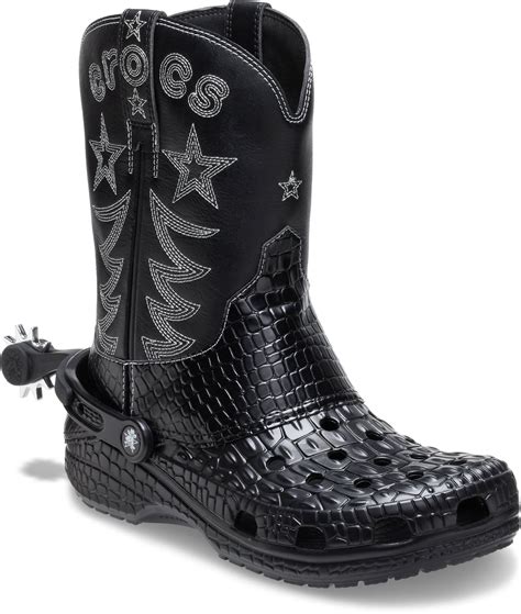 red croc cowboy boots|crocs cowboy boots men's.